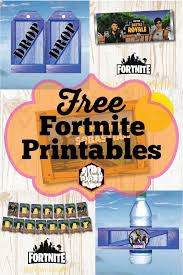 Free Fortnite Party Printables Birthday Party For Teens