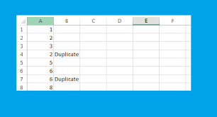 vba find duplicate values in a column