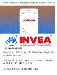 Are exempt from obtaining an entry visa or residence permit to live in ethiopia; Ethiopian Origin Id Embassy Of Ethiopia