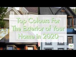 top exterior colours for 2020 home