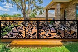 Metal Decorative Panel Garden Fence Art
