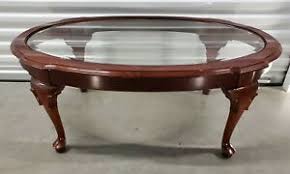 A solid cherry ethan allen shaker style coffee table. Ethan Allen Oval Coffee Table For Sale Avg 355 Used Furniture