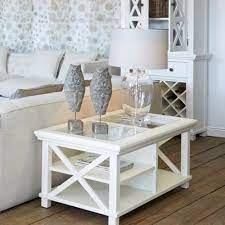 Hamptons Cross Coffee Table White