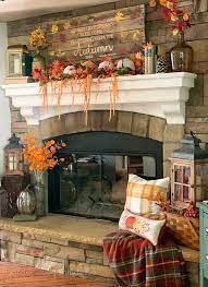 Fall Fireplace Fall Fireplace Decor