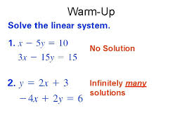 7 1 solving systems of linear equations in