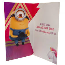Those minions sure have … a minion birthday invite! Buy Official Despicable Me Minion Birthday Card Sister