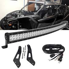 52 Inches 288w Curved Led Light Bar Spot And Upper Roof