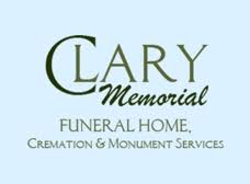 clary memorial funeral home and