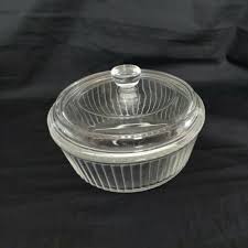 Pyrex 24 Small Clear Ribbed 5 3 4