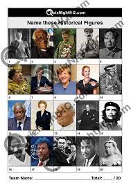 Displaying 22 questions associated with risk. Famous Faces 020 Historical Figures Quiznighthq