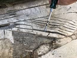 how to repair deteriorating flagstone