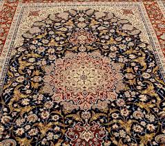isfahan persian rug 10ft x 7ft 1000