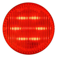 2 Inch Red Led Light 6 Diode Dual Function Led Light 4 State Trucks