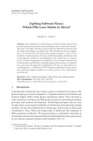 does software piracy affect economic growth evidence across does software piracy affect economic growth evidence across countries antonio r andreacutes request pdf