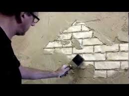 faux brick wall creative painting