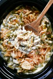 In another small bowl, mix stuffing crumbs and melted butter. Slow Cooker Green Bean Casserole The Gunny Sack