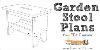 Garden Stool Plans Free Pdf