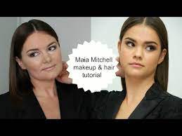 maia mitc makeup hair tutorial