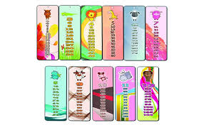 Skip Counting And Multiplication Table Cards 2 Sets Chart Bookmarks Learning Teaching Math Bookmarks For Kids Boys Girls Students Maths Gifts