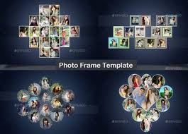 photo frame collage psd templates