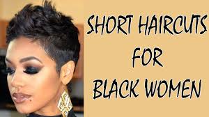 Natural black hairstyles for thick hair. Short Haircuts For Black Women 2019 Youtube
