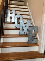 extra large metal letters wall