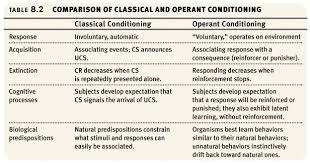 Great Chart On Operant Conditioning R R P And P And
