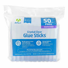 Hot Glue Sticks Full Size 50ct Multi