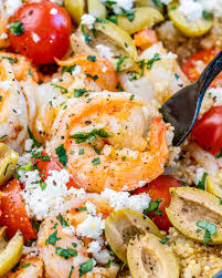 shrimp quinoa skillet