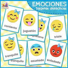 tarjetas de emociones con emojis tea