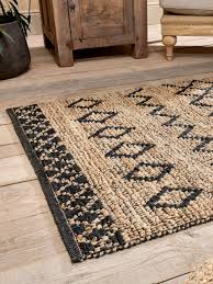 croft collection jute loop door mat rug