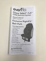 Evenflo Car Seat Owners Manual Manual
