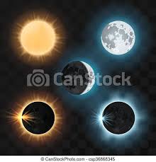 A lunar eclipse occurs when the earth passes between the sun and the moon. Sun Moon Eclipses Vector Illustration Sun And Moon And Sun And Moon Eclipses Sun Eclipse Moon Eclipse Dark Eclipse Sun Canstock