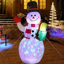 snowman santa decoration for outdoor