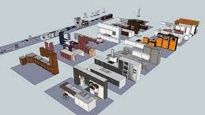 A big box warehouse, surrounded by beeping forklifts and. Kitchen Cabinet Collection 3d Warehouse