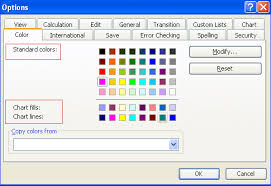Ms Excel 2003 Custom Colors Custom Chart Colors Custom