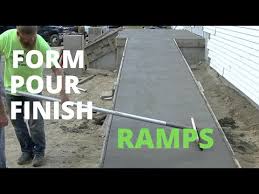 Ada Concrete Wheelchair Ramp 1 12 Slope