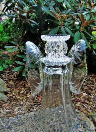 Angel Sculpture Glass Garden Art