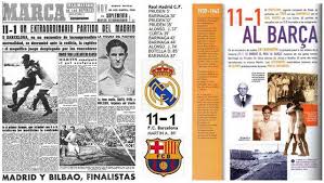 Real madrid video highlights are collected in the media tab for the most popular matches as soon as video appear on video hosting sites like youtube or dailymotion. Real Madrid Once Beat Barca 11 1 But Here S Why They Never Show Off About That Game Explained By Historian