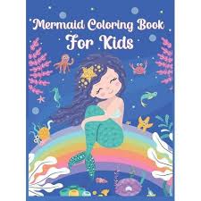 The company that develops mermaid coloring book is creativ coloring books. Mermaid Coloring Book For Kids By A W Seven Hardcover Target