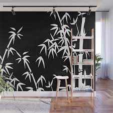 Black Background Wall Mural By Move Art