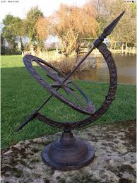 Garden Cast Iron Armillary Sundial
