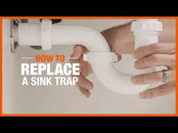 how to replace a sink trap the