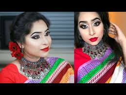 pohela boishakh makeup tutorial 2018