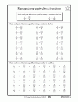 This assessment is tied to the minnesota 5th grade math standard for fractions. Equivalent Fractions 4th Grade 5th Grade Math Worksheet Greatschools