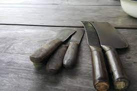 to dispose of old kitchen knives safely