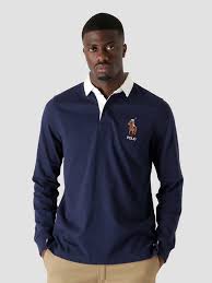 jersey long sleeve rugby french navy