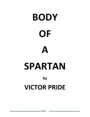 body of a spartan by victor pride