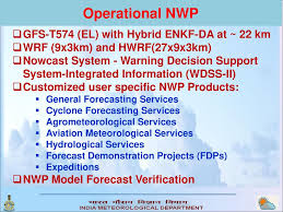 Numerical Weather Prediction For The Services In Ppt Download