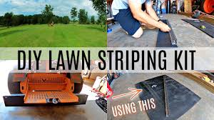 diy lawn striping kit how to make